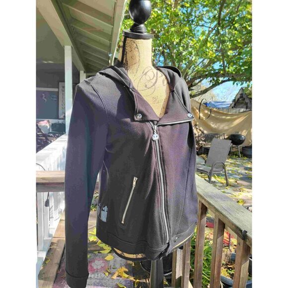 Vintage Disney: Nightmare Before Christmas Motorcycle zip-up hooded sweatshirt: - Picture 2 of 8